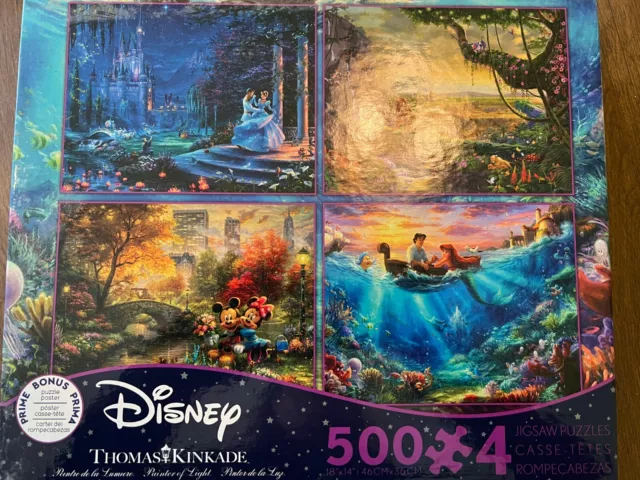 Puzzle 6000 pièces Disney : Thomas Kinkade : Le Roi Lion, Retour au rocher  de la fierté - Schmidt - Rue des Puzzles