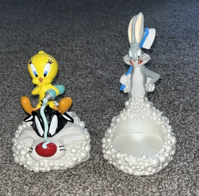 Vintage Warner Bros. WB Studio Store Bugs Tweety Sylvester Looney Bathroom Set