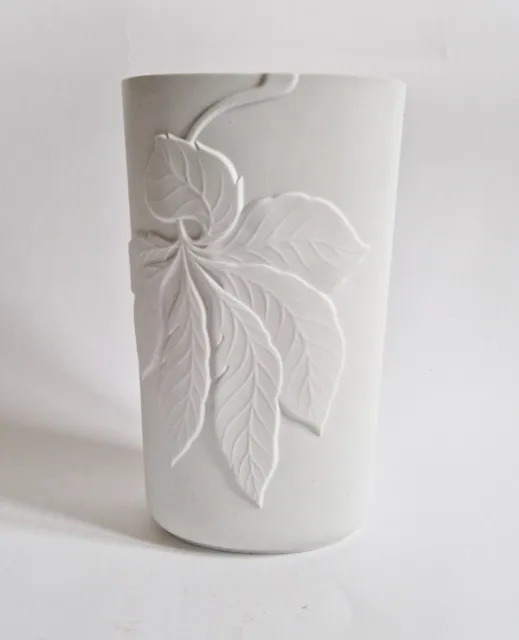 Thomas (Rosenthal) Large Porcelain Vase With Leaf Decoration