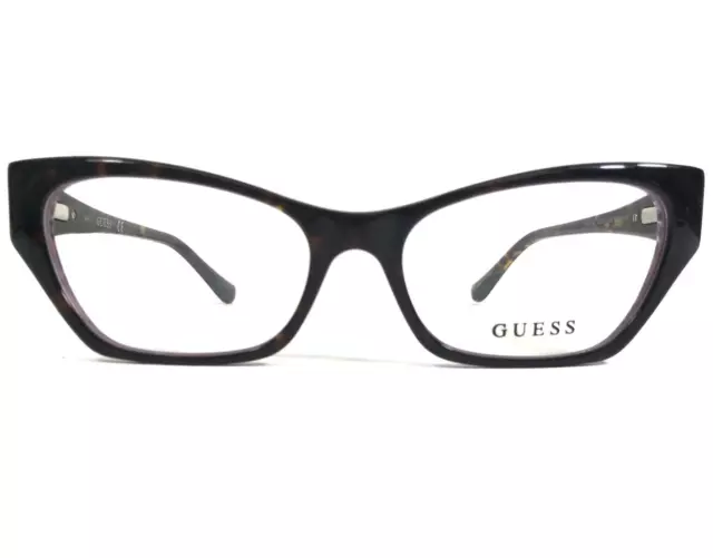 Guess Eyeglasses Frames GU2747 056 Purple Tortoise Cat Eye Full Rim 53-16-140