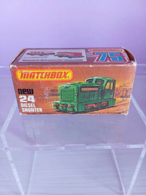 Matchbox Superfast N°24 Diesel Shunter, Moulé Sous Pression, 1978, Rare