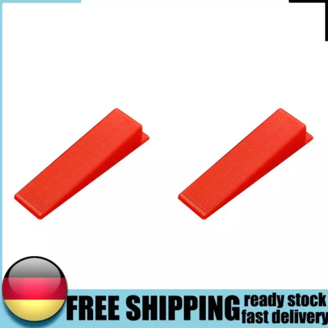 100pcs Tile Leveling Wedges Locator Level Tile Spacers for Flooring Tools DE