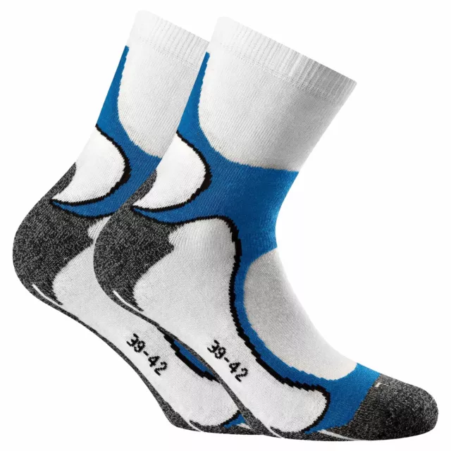 Calcetines unisex para correr Rohner Basic, paquete de 2 - calcetines deportivos, exteriores,... 3