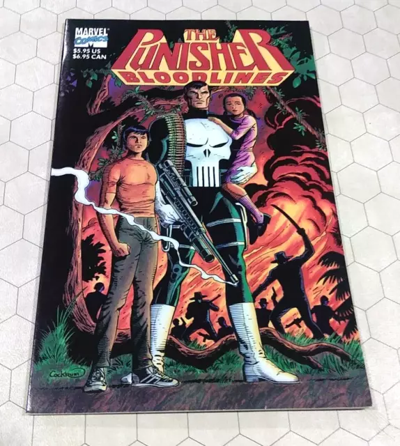 Punisher Bloodlines, Marvel TPB/graphic novel, 1991, NEWSSTAND!