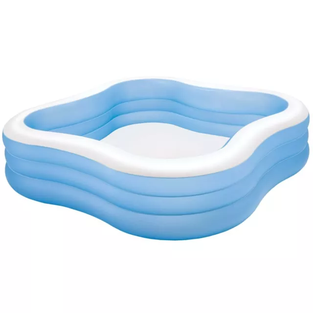 Intex Inflatable Swimming Pool Beach Wave Swim Center Above Ground Kids Lounge