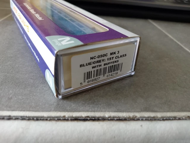 DAPOL N GAUGE NC-050C Mk3 Blue/Grey 1st Class with Buffers - NEW £16.10 ...