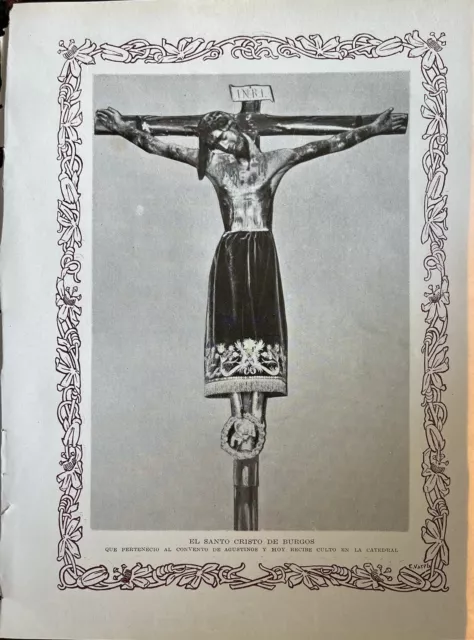 1933 EL SANTO CRISTO DE BURGOS - Spain Press Clipping Page