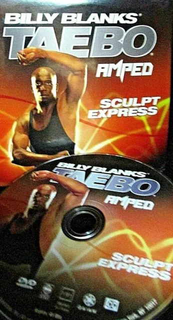 Billy Blanks TAEBO AMPED, NEW! DVD Sculpt Express Workout,Tone, Fitness, Shape