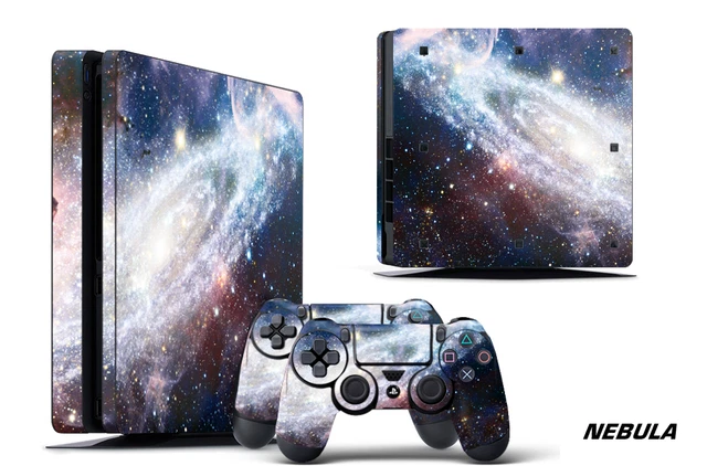 Decalcomania Avvolgere Per PS4 Slim PLAYSTATION 4 Consolle + Controller