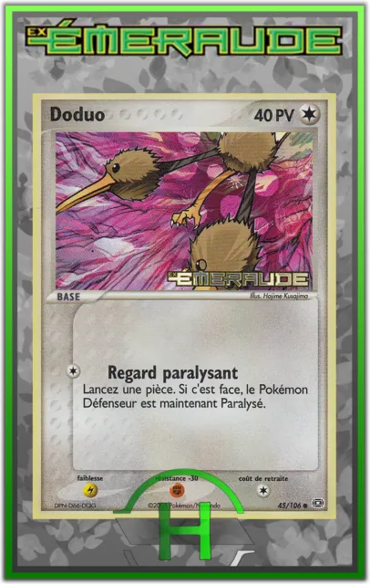 Doduo Holo - EX:Emeraude - 45/106 - Carte Pokemon Française