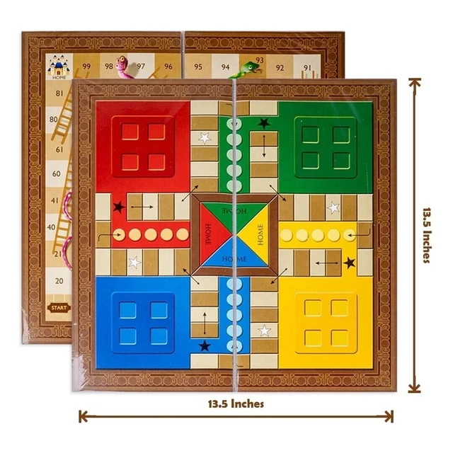 Jeu De Serpents Et Échelles Pliable – Plateau Voyage Léger – Jeu De Société Familiale Pour Enfants Et Adultes