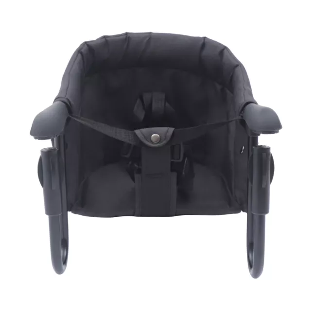 Quality! Clip on High Chair Baby Fold-Flat Storage Black Portable Feeding Seat