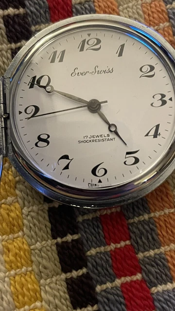 Ever swiss pocket watch 17 jewels deals