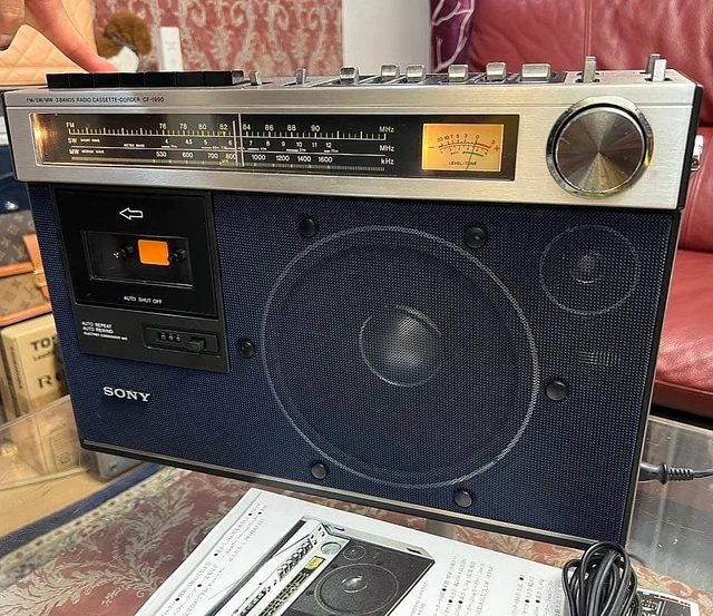 Yahoo!オークション - 「sony cf-1990」の落札相場・落札価格 モノラル