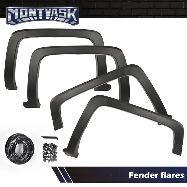 FACTORY STYLE FENDER Flares Fit For 20142019 Chevy Silverado 1500
