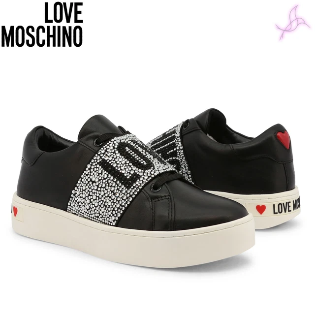BASKETS LOVE MOSCHINO JA15013G1DIA0 Noir Femme 121318 Chaussures