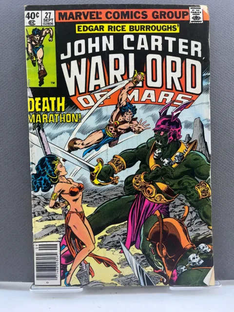 John Carter, Warlord of Mars #27 Marvel Comics 1979 4.0 Very Good