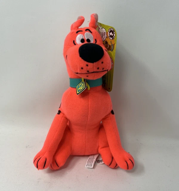 NEW SCOOBYDOO PLUSH Scooby Fluorescent Neon Hot Pink Toy Factory 10