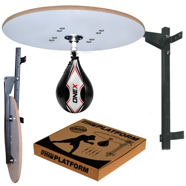 Speed Ball Punchbag Adult Platform Set Boxing Punching Set Swivel Stand Bracket
