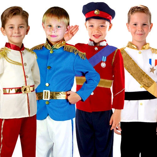 ROYAL PRINCE BOYS Fancy Dress Book Day Week Fairy Tale Kids
