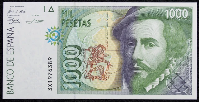 Spain 1000 Peseta 1992 (1996) P-163 (SLIB-K2904) - BA