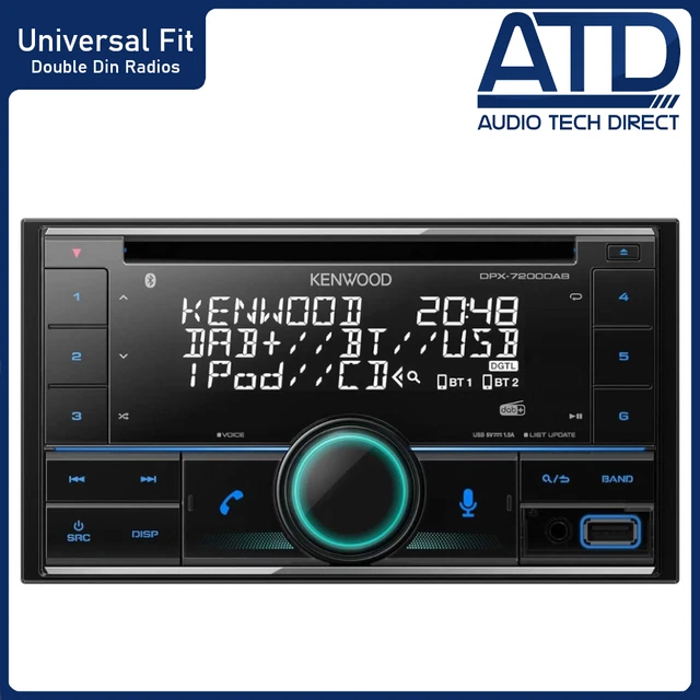 KENWOOD DMX 7200DAB Double DIN Car Radio Head Unit DAB Alexa Bluetooth