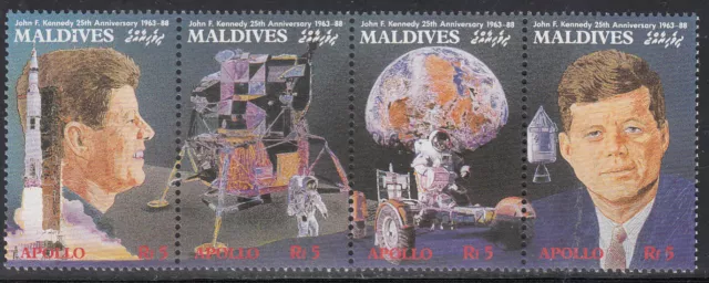 Maldives Is. MNH Sc 1309 Space Exploration Kennedy Value $ 9.50  US $$