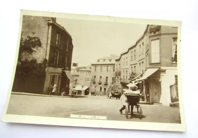 Frome Bath Street - Old Somerset Postcard