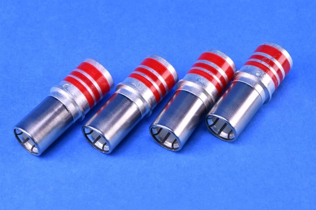 4 Amphenol Mil-Spec Connector Socket Contact 0-2 AWG Size 0 Silver M39029/30-222