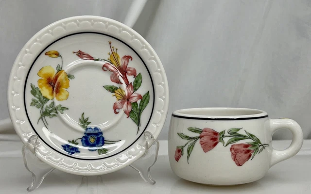 Southern Pacific Railroad Lines Railroad China Cup & Saucer - 90215 2