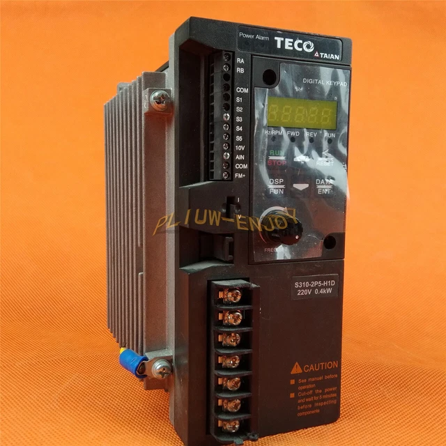 1PCS Used Taian Inverter S310-2P5-H1D 0.5HP/0.4KW