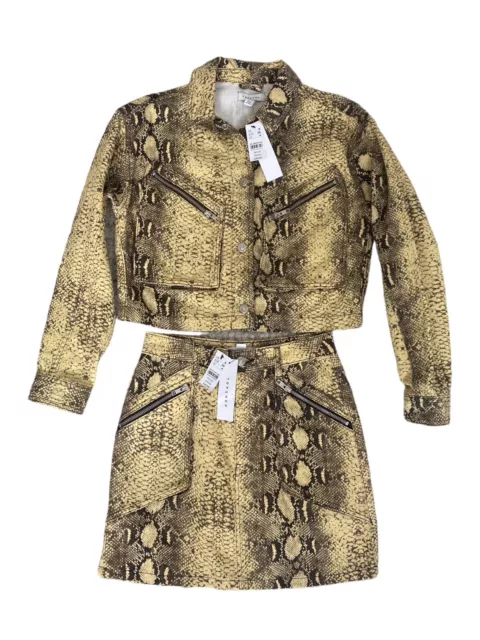 Topshop snakeskin deals jacket