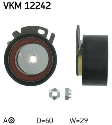 SKF Galet tendeur de courroie de distribution Poulie-tendeur VKM 12242 60mm 29mm