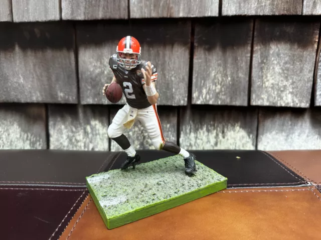 Cleveland Browns Mcfarlane Figure NFL Custom Johnny Manziel