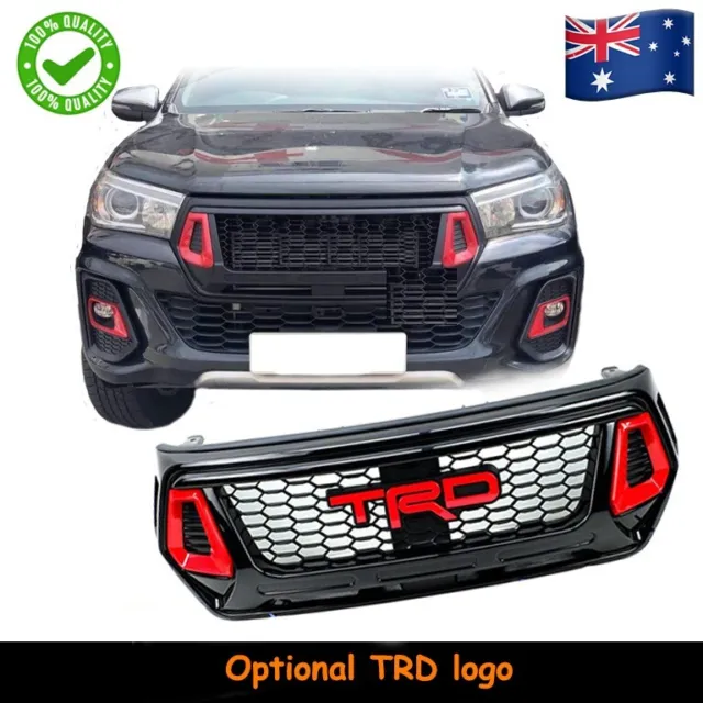 Grill for Toyota Hilux N80 2018-2020 (red)