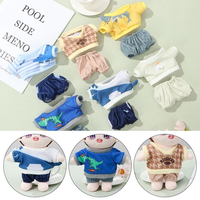 Doll Accessories DIY Girl`s Gift Toy Clothes Casual Wear Dress Up Clothing Suit