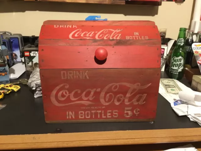 Vintage Original Coca-Cola Wooden Chest