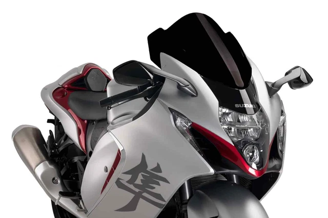 Cupolino Puig Z-Racing, Nero, Per Moto, Aerodinamico, In Acrilico 3 Mm