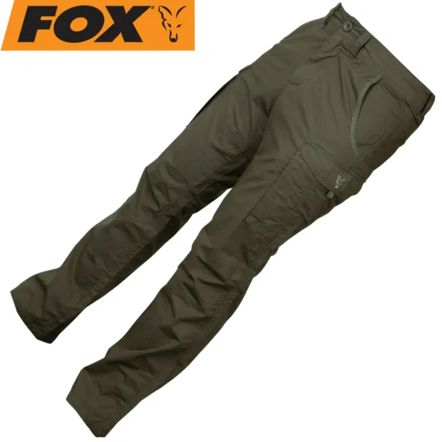 Fox Collection combats Hose Green / Silver - Angelhose, Angelkleidung, Kleidung