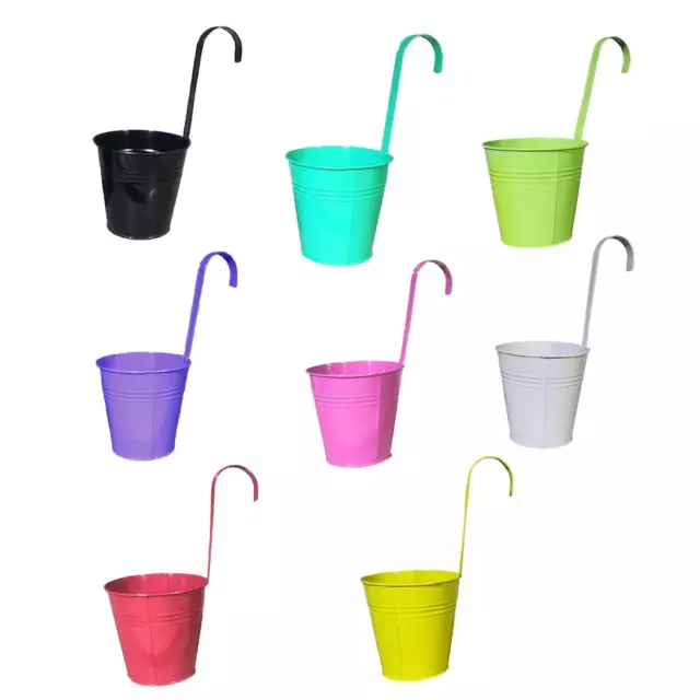 Hängetöpfe Ø 16 cm in 8 Farben Blumentopf Geländertopf Übertopf Pflanztopf