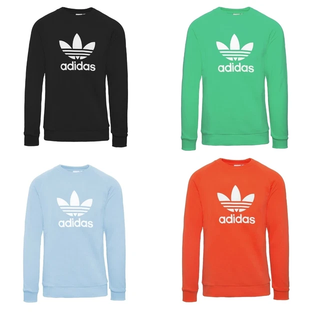 ADIDAS TREFOIL RAS Du Cou Pull Femmes Chemise Pull Maillot Manches Longues Robe EUR 49 43 PicClick FR