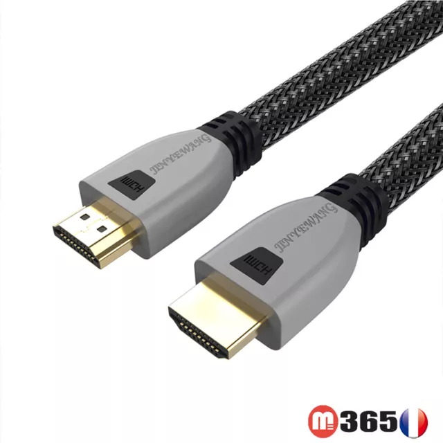 cable hdmi ps5 4K haut débit  Ethernet / 3D audio CABLE hdmi 2M 3M 5M 10M ...... 3