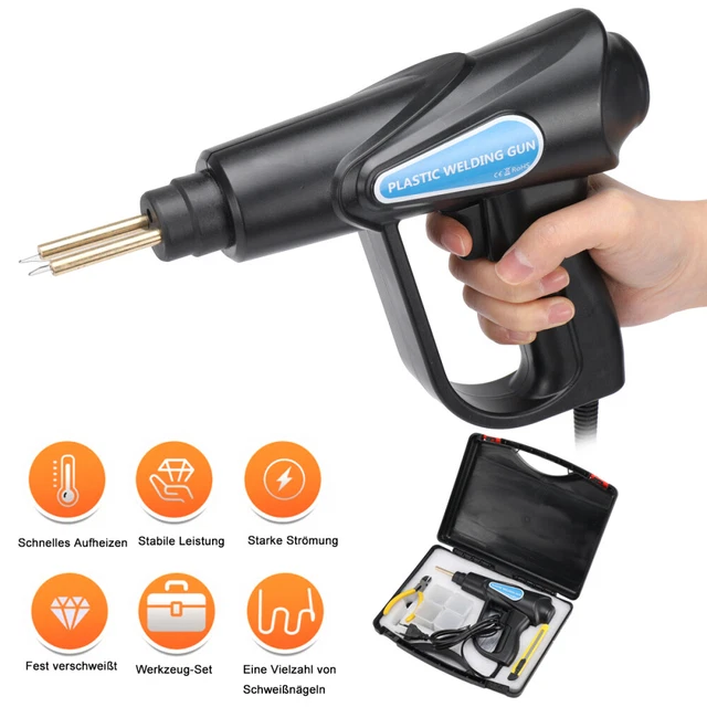Collegatrice a caldo 70 W saldatrice plastica paraurti auto set macchina di riparazione DE