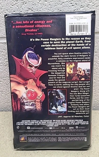 TURBO-A POWER RANGERS Movie A High Spirited Fantasy Adventure Clam ...