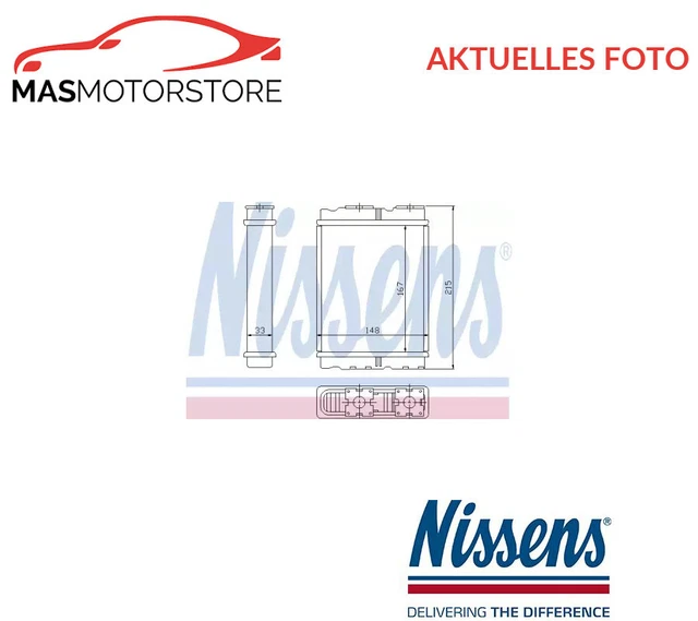 Wärmetauscher Innenraumheizung Vorne Nissens 72050 P Für Proton Persona 400