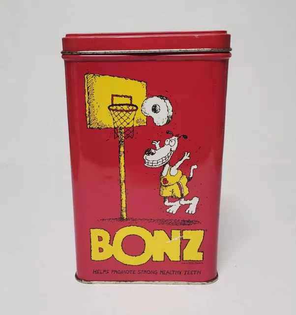 Vintage Bonz Dog Treat Tin