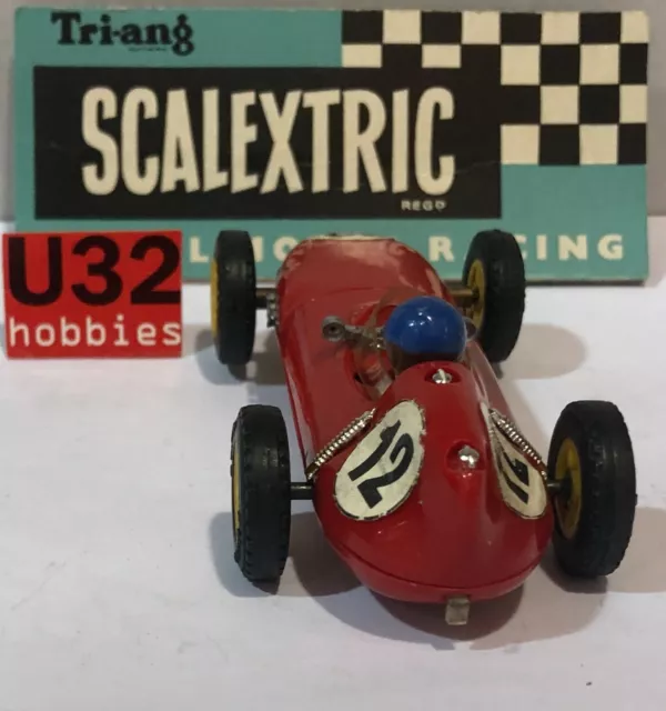 Scalextric C54 Lotus 16 #12 F1 Red Bus 1958 1959 Ireland Unboxed 3