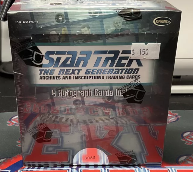2022 Rittenhouse Star Trek Next Generation Archives and Inscriptions Hobby Box
