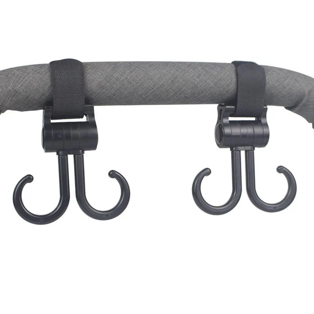 Poussette Pivotant Crochets Suspendus Sacs Poussette Multifonction