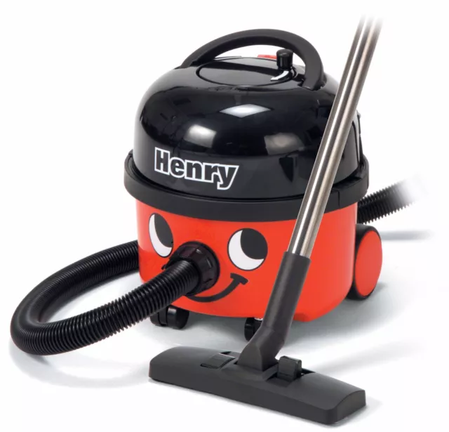 Latest Numatic Henry Vacuum New Model 2Yr Warranty + Free Bags - Red 520093